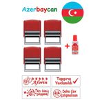 Baskı Life Azerbaycan Müellim Möhürü - Mürekkeb Hediyye