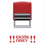 Baskı Life Eksik Ödev Öğretmen Kaşesi Kırmızı