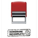 Baskı Life Homework Incomplete ! Öğretmen Kaşesi Siyah