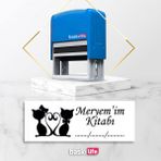 Baskı Life Kaşe Kitap Mührü Kitap Damgası Kişiye Özel Kaşe 504
