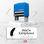 Baskı Life Kaşe Kitap Mührü Kitap Damgası Kişiye Özel Kaşe 583