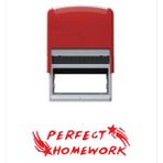 Baskı Life Perfect Homework Öğretmen Kaşesi Kırmızı