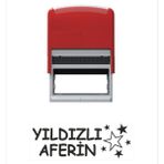 Baskı Life Yıldızlı Aferin Öğretmen Kaşesi Siyah