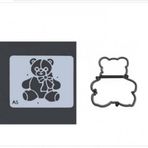 BASKI PATCHWORK ORJ TEDDY KESİCİ+ STENCIL SET