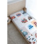Baskılı Düz Çarşaf - Cartoon Serisi - Şimşek Mcquenn Patchwork
