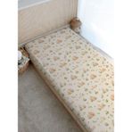 Baskılı Düz Çarşaf - For Baby Serisi - Mom And Baby Bear