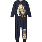 Baskılı Erkek Çocuk Pijama Takımı - Safir