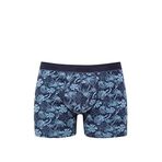 Baskılı Lacivert Boxer 0910708-30717 Lacivert-30717 S