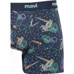 Baskılı Lacivert Boxer 0910741-70695 Lacivert-70695 S