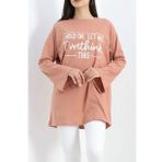 Baskılı Oversize Suprem Tunik Koyusomon - 20217.1567.