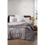BASKILI SATEN ÇİFT KİŞİLİK NEVRESİM TAKIMI MARBELLA