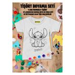 BaskılıTshirt Stitch Tişört Boyama Seti – Çocuk Full Set Fırçalı, Kreatif Elbise Tasarım Oyunu, 3+ Yaş