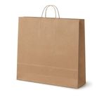 Baskısız Büyük Boy Kraft Kağıt Çanta 50x14x50 cm – İçten Saplı Dayanıklı Doğal Kahverengi Çanta | Mağaza, Giyim, Fuar ve Hediye Paketleme İçin (25)