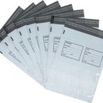 BASKISIZ CEPLİ KARGO POŞETİ GÖNDERİCİ-ALICI BASKILI 25X30+5 CM 1000 adet