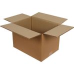 Baskısız Oluklu Kraft Karton Kargo Taşınma Depolama Kolisi - 80X50x50 Cm. - 50 Adet