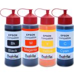 Baskistan Epson L210 Renkli 4 x 500 ml 15000 Sayfa İçin Mürekkep Seti