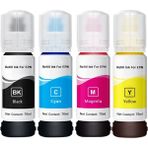 Baskistan Epson L3250 Uyumlu 103 Mürekkep 4 Renk 70 ml Yüksek Performanslı Dolum Seti - Renkli
