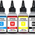 Baskistan Epson Mürekkep Seti (4x100 ml) Muadil