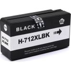 Baskistan Hp Designjet T250 712 Muadil Kartuş Hp Designjet T120 Siyah (Black) - Renkli - Siyah