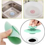 Basmalı Silikon Lavabo Tıkacı Küvet Banyo Gider Tıkacı Tıpası Süzgeçli - Seçenek 1 - Altın