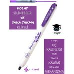 Basmalı Tahta Kalemi Yaka Clipsli Iade Garantili Amerika Markası Writech Kolay Silinebilir - Çok Renkli - 0