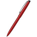 Basmalı Tükenmez Kalem Mavi Mürekkepli 1 Adet Metal Klipsli 1.00 mm Scrikss Sitriks Üstten Basmalı Kalem Tükenmez - Kırmızı - Standart