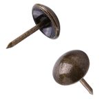 Başparmak, çakmak Bronz Metal Etiket Mobilya Kanepe ayakkabı kapısı Dekoratif Tack Stud 100pc Vintage Döşemeli çiviler Ev Için Döşeme yapışmaları (6 * 14mm) (11 * 17mm)