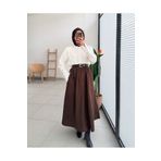 Bass Collection Poplin Etek Kahve