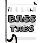 Bass Tab Notebook With Cats – Guitar Tablature Notebook with Fun Cat Designs: 120 Pages of Blank Tabs Music for Bass Players with Cat-Themed Fun