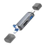 Bastore 3 In 1 USB + Micro USB + Type-C To USB - Sd - Microsd Otg Kart Okuyucu