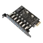 Bastore 7 Port USB 3.0 Pci-E Express Kart Hub Çoklayıcı Çoğaltıcı