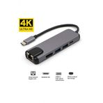 Bastore Macbook -Macbook Pro Uyumlu 4K Hdmi Usb 3.0 Gigabit Ethernet Baglanti Kablosu