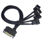 Bastore Sata Fan Power Kablosu 4 Port Y Pin Pwm Çoklayıcı Splitter Fan Kablosu