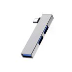 Bastore Type C To USB 3.0 Hub 3 Portlu Çoklayıcı Alüminyum Gri Renkli
