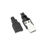 Bastore Usb A Erkek Konnektör - Lehim Tipi - Plastik - Usb Erkek Söket