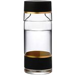 Başucu Sürahisi - Yatağınızın Yanında Bulunacak Gece Yarısı İçeceği İçin Bardak Ve Şişe - Cam Sürahi 500 Ml/bardak 220 Ml - Güzel Hediye Kutusu (Elegance)