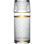 Başucu Sürahisi - Yatağınızın Yanında Bulunacak Gece Yarısı Içeceği Için ve Şişe - Cam Sürahi 500 Ml/ 220 ml - Güzel Hediye Kutusu (Ahenk)
