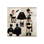 BAT Erkek Çocuk man Pelerin Kostümü Gri 6 Yaş, batman-gri-siyah-kostumB+pelerin+maske