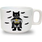 Batcat Seramik Beyaz Kahve Kupası - 1 Adet - 199 ml