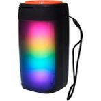 Bategen Bluetooth Hoparlör Rgb Işıklı USB Tf Fm Radyo Kablosuz Speaker - Siyah