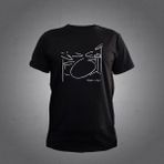Bateri Siyah Tshirt - 2XL