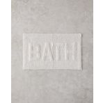Bath Bliss Pamuklu Banyo Paspası Beyaz