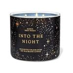 Bath & Body Works Into The Night 411 G Büyük Kokulu Mum Siyah Renkli Odun Koku Notaları ile Etkileyici - 1 Parça