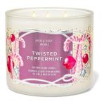 Bath & Body Works Twisted Peppermint Büyük Mum - 1 Adet