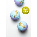 bath box Bathbox Coco Loco Banyo Topu, Nem Bombası, Jakuzi, Küvet & Manikür, Pedikür Topu 3 Adet 120 gr