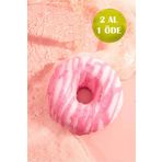 bath box Bathbox Donut Şeker Kokulu Köpüren Banyo Topu, Nem Bombası, Manikür, Pedikür Topu