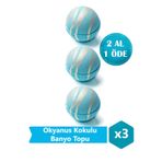 bath box Bathbox Okyanus Kokulu Banyo Topu, Nem Bombası, Jakuzi, Küvet & Pedikür Topu 3 Adet 130 gr
