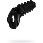Bathmate Penis Üzerindeki Titreşim Halkası Tickle, Elastomex, Siyah, Ø5 cm