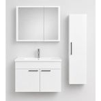 Batı Banyo 60 Cm Misti Beyaz Banyo Dolabı Takımı Batıbanyo