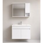 Batı Banyo 65 Cm Dia Beyaz Banyo Dolabı Takımı Batıbanyo